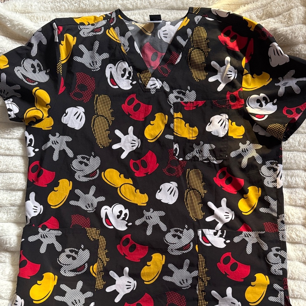 Disney Black and Yellow Mickey Mouse Tee